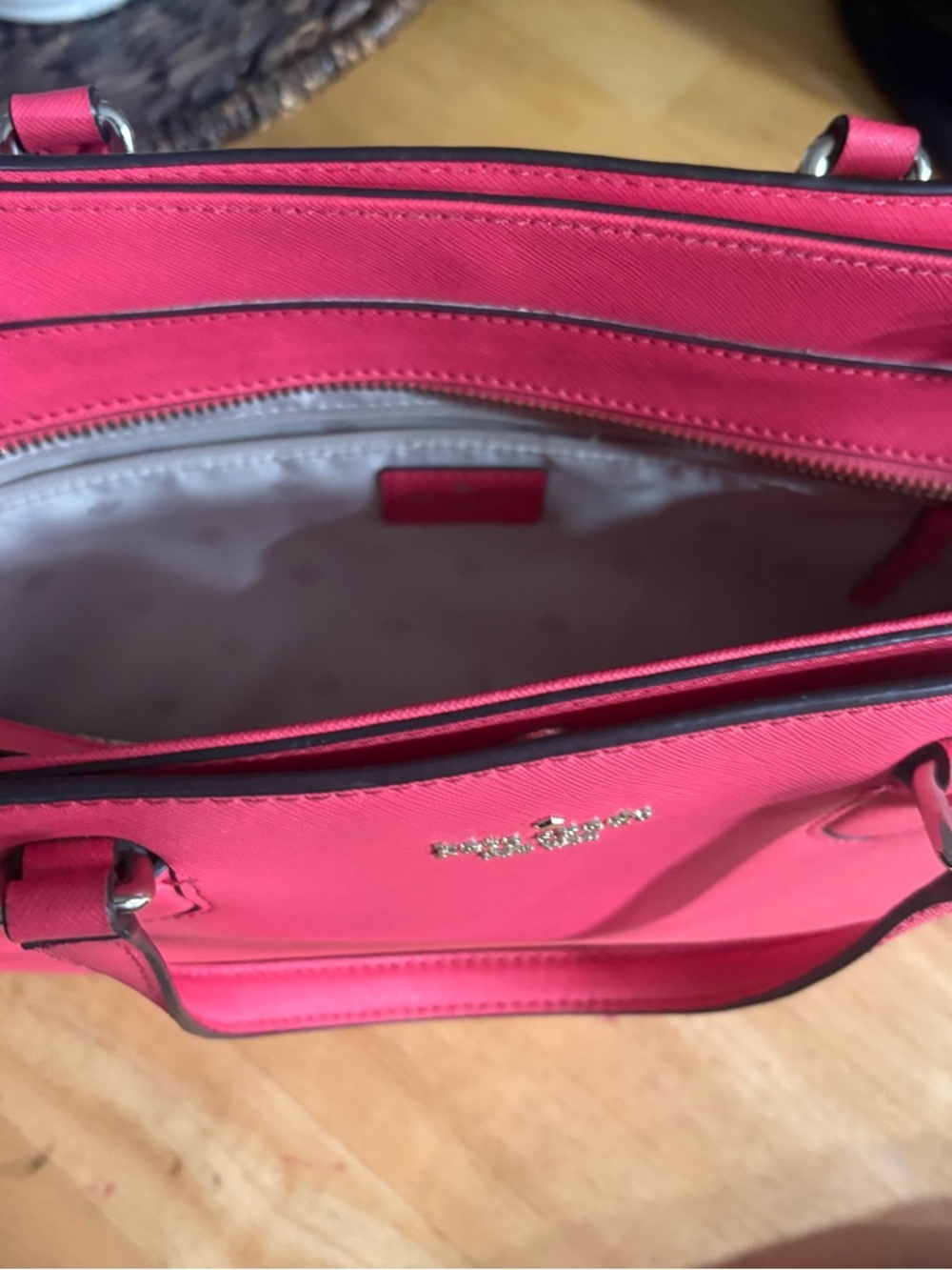 kate spade Hot Pink Structured Satchel - Picture 3 of 3